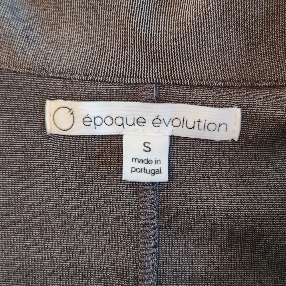 Epoque Evolution Grey Half Zip Pullover Elastic W… - image 6